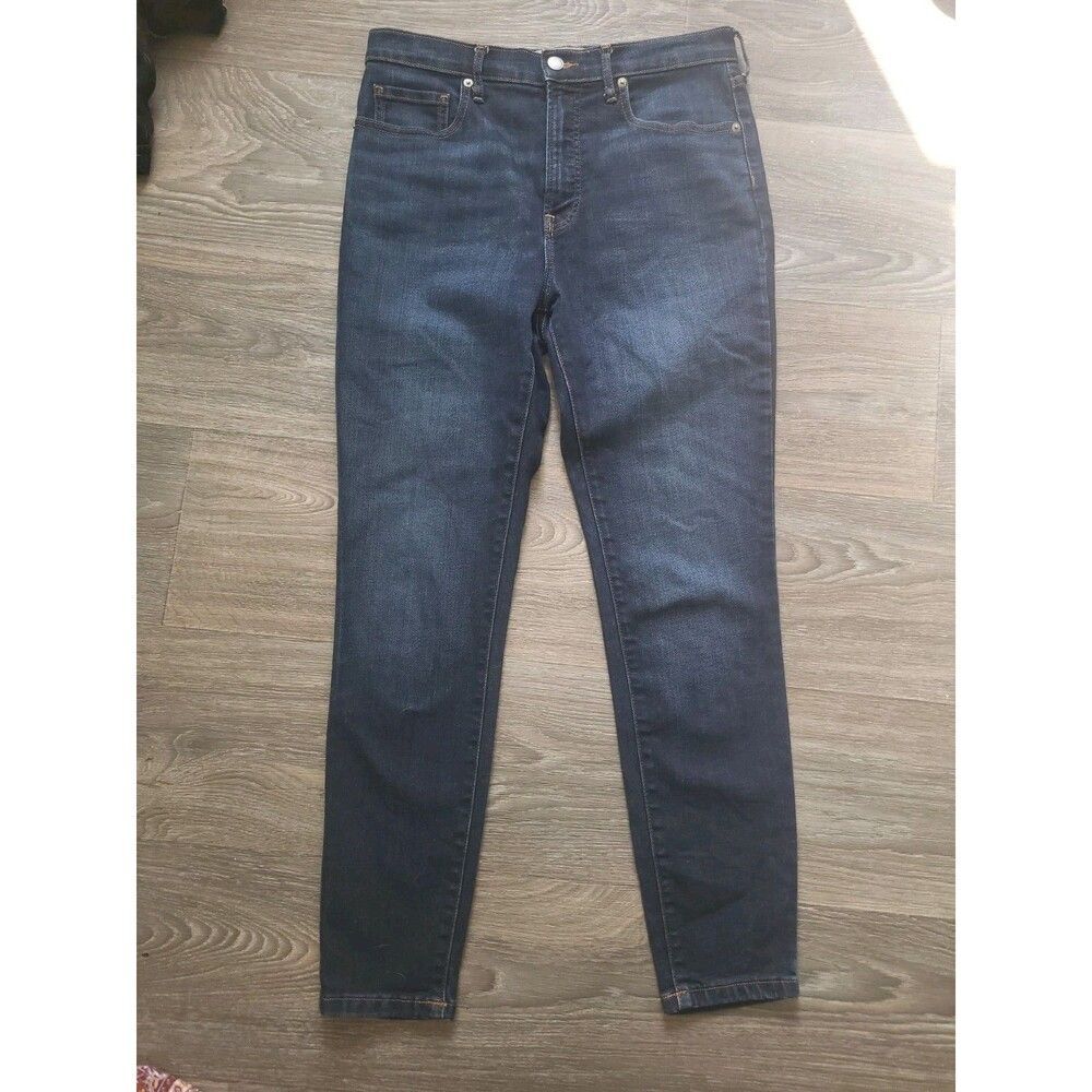 Everlane High Rise Skinny Medium Wash Stretch Skinny Jeans Capsule 30
